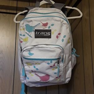 Trans Jansport backpack and Mead Brights binder